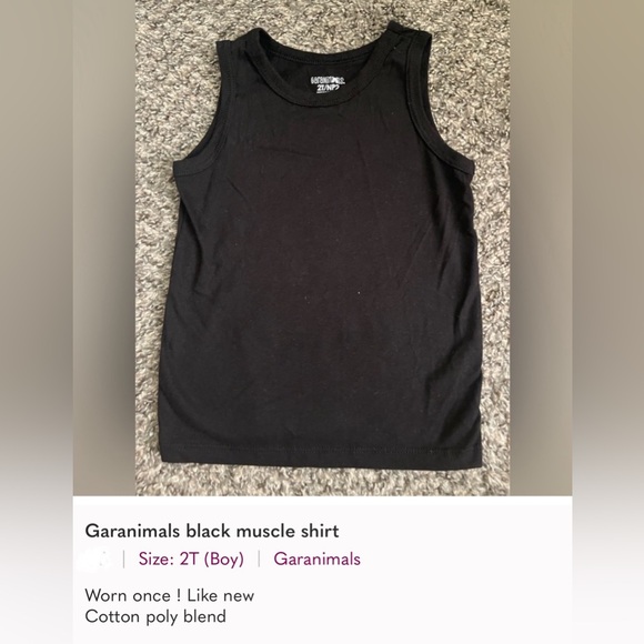 Garanimals tank & Jean shorts - Picture 2 of 3